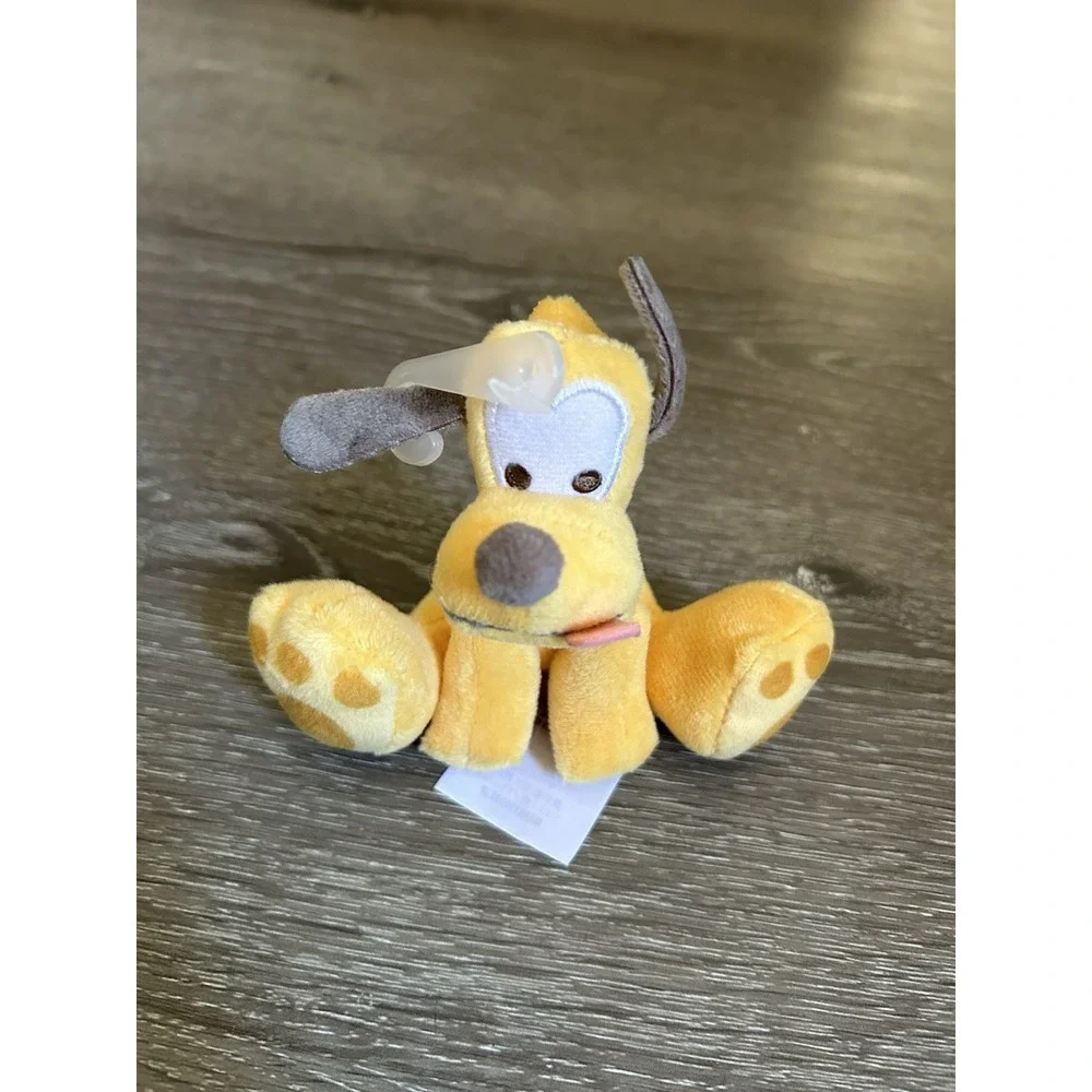 Disney Store Tiny Big Feet Pluto Plush Micro Stuffy Toy